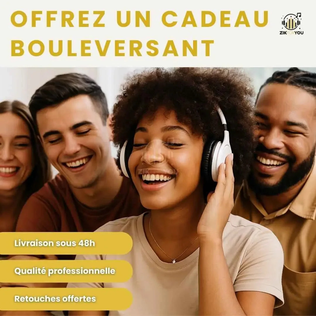 Offrir une chanson personnalisée émouvante - cadeau musical inoubliable et unique