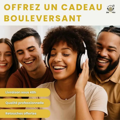 Offrir une chanson personnalisée émouvante - cadeau musical inoubliable et unique