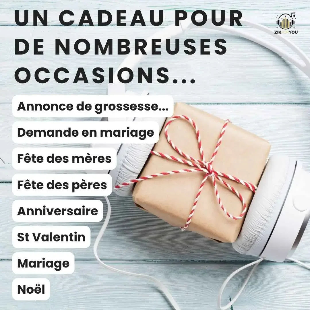 Chanson personnalisée pour toutes occasions - mariage anniversaire naissance fête
