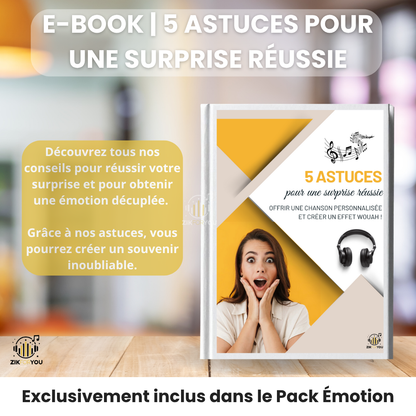 5 astuces pour réussir une surprise musicale et offrir une chanson personnalisée inoubliable.